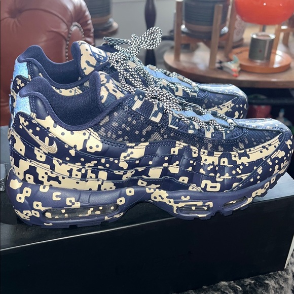 Nike air max 95 blackened blue desert ore shoes men’s 11 - Picture 4 of 9